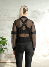 THRUD - AURORA BLOOM LONG SLEEVE - BLACK - VECTOR SPORTSWEAR